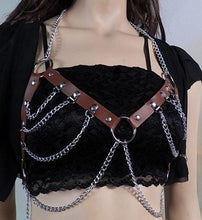Load image into Gallery viewer, Leather Breast Harness