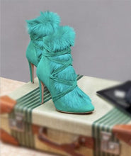 Load image into Gallery viewer, Hot Turquoise Booties