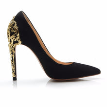 Load image into Gallery viewer, Golden Heel Shoes