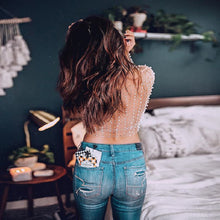 Load image into Gallery viewer, Sheer Pearl Top