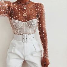 Load image into Gallery viewer, Sheer Pearl Top