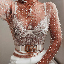 Load image into Gallery viewer, Sheer Pearl Top