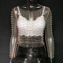 Load image into Gallery viewer, Sheer Pearl Top