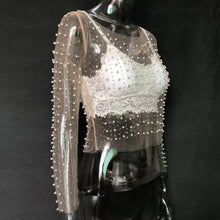 Load image into Gallery viewer, Sheer Pearl Top