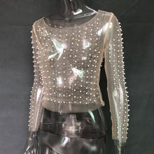 Load image into Gallery viewer, Sheer Pearl Top