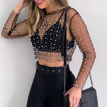 Load image into Gallery viewer, Sheer Pearl Top