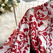 Load image into Gallery viewer, Spring Red &amp; Blue Folley Dress