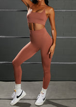 Load image into Gallery viewer, Two Piece String Workout Suit