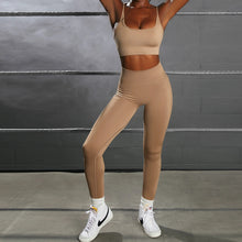 Load image into Gallery viewer, Two Piece String Workout Suit