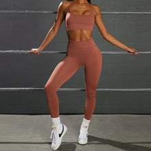 Load image into Gallery viewer, Two Piece String Workout Suit