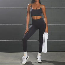 Load image into Gallery viewer, Two Piece String Workout Suit