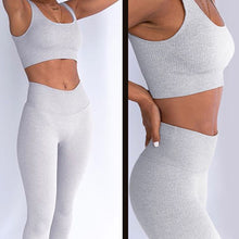 Load image into Gallery viewer, Flexible Yoga two piece suit