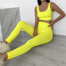 Load image into Gallery viewer, Flexible Yoga two piece suit