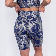 Load image into Gallery viewer, Sleek Snake Print Yoga Suit
