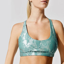 Load image into Gallery viewer, Sleek Snake Print Yoga Suit