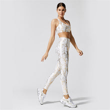 Load image into Gallery viewer, Sleek Snake Print Yoga Suit