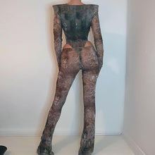 Load image into Gallery viewer, Sheer Grey Two Piece Sphinx Set