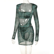 Load image into Gallery viewer, Sheer Grey Two Piece Sphinx Set