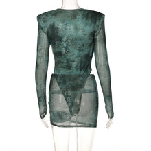 Load image into Gallery viewer, Sheer Grey Two Piece Sphinx Set