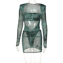 Load image into Gallery viewer, Sheer Grey Two Piece Sphinx Set