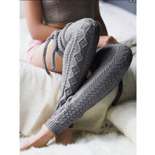Load image into Gallery viewer, Thigh High Knitted Socks