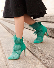 Load image into Gallery viewer, Hot Turquoise Booties