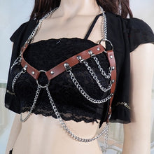 Load image into Gallery viewer, Leather Breast Harness