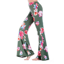 Load image into Gallery viewer, Flowered Flared Leg Pants